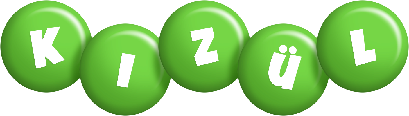 Kizül candy-green logo