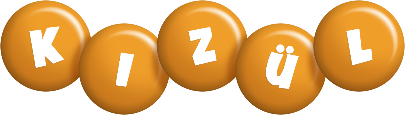 Kizül candy-orange logo