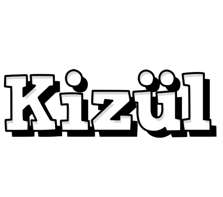Kizül snowing logo