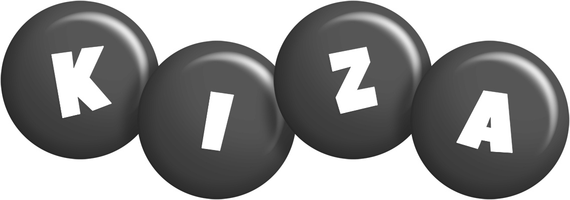 Kiza candy-black logo
