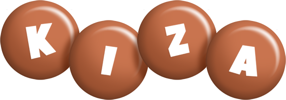Kiza candy-brown logo