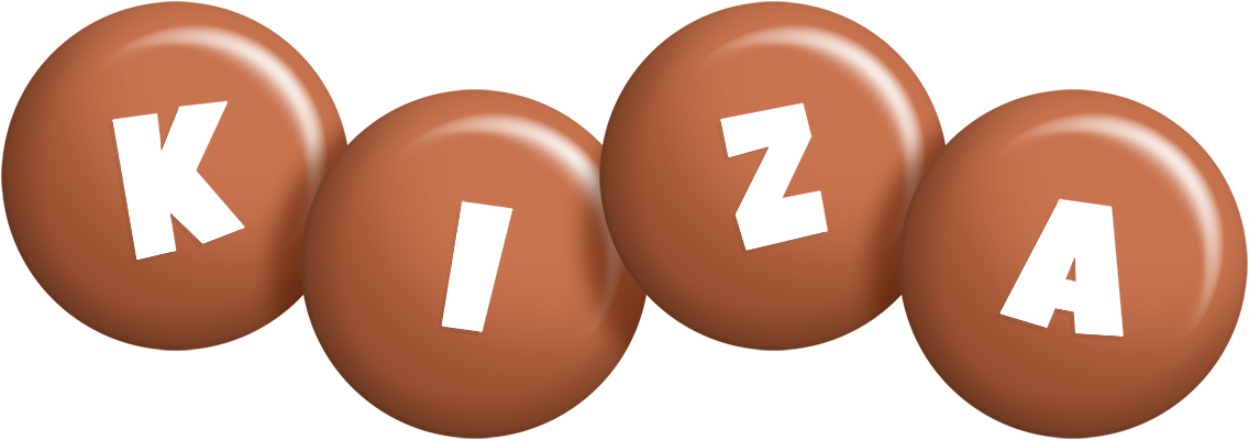 Kiza candy-brown logo