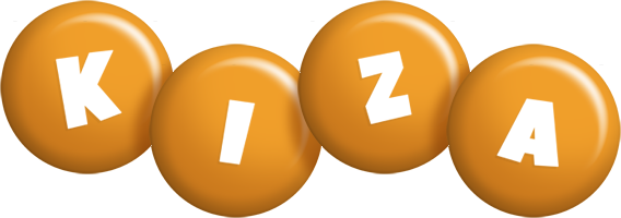 Kiza candy-orange logo