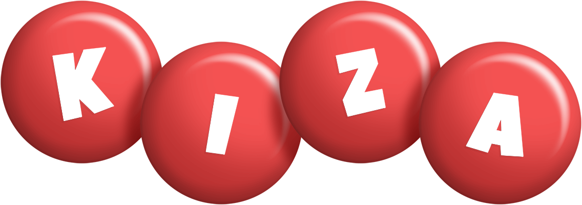 Kiza candy-red logo