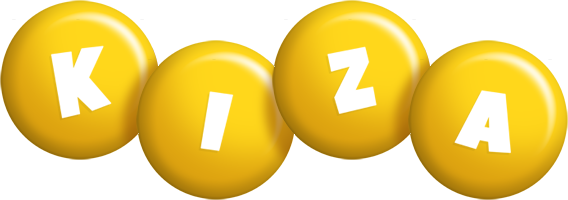 Kiza candy-yellow logo