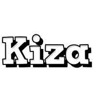 Kiza snowing logo