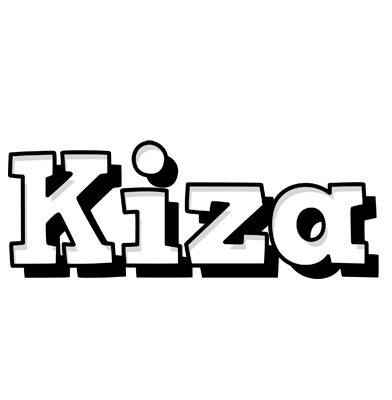 Kiza snowing logo