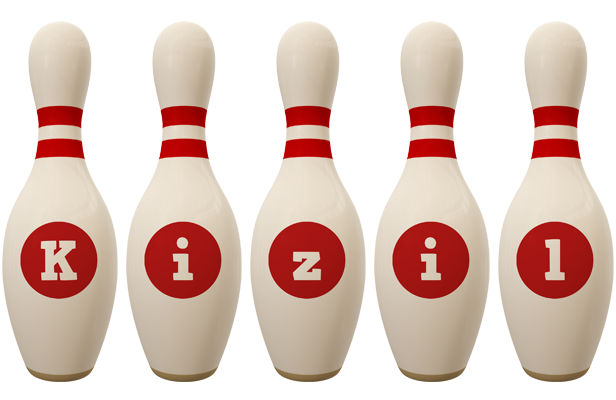 Kizil bowling-pin logo