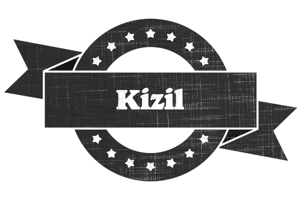 Kizil grunge logo