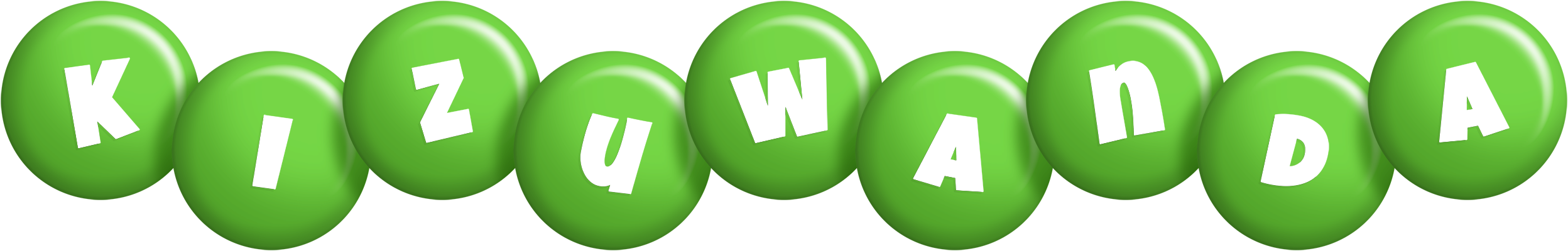 Kizuwanda candy-green logo