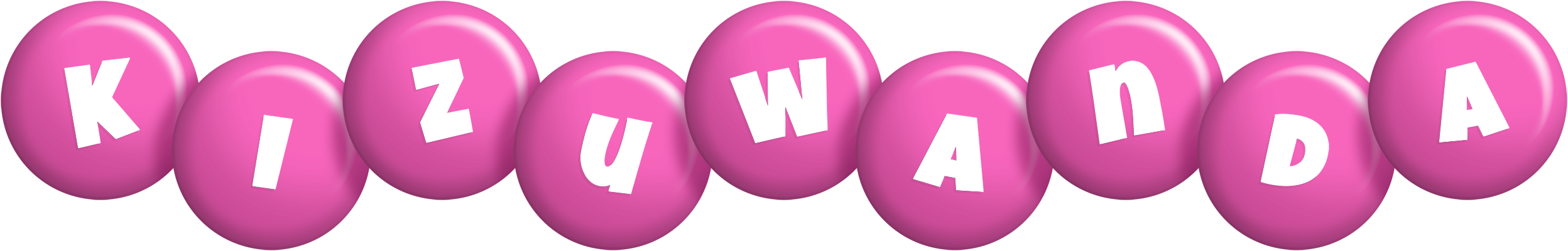 Kizuwanda candy-pink logo