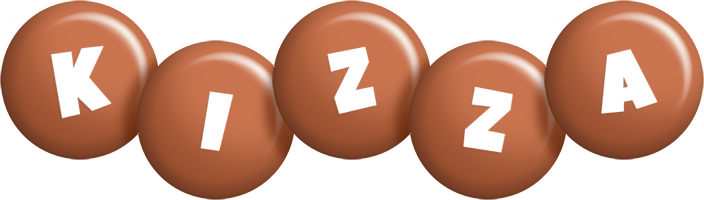 Kizza candy-brown logo