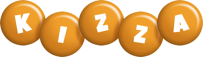 Kizza candy-orange logo