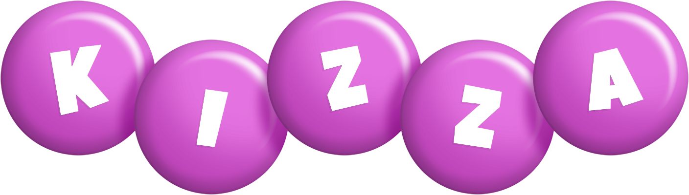 Kizza candy-purple logo