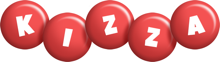 Kizza candy-red logo