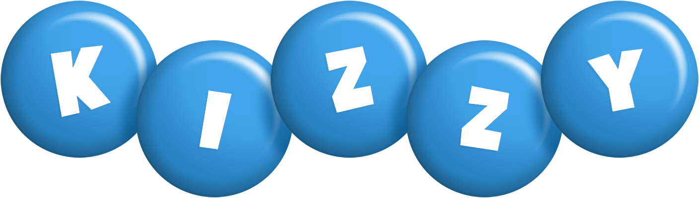 Kizzy candy-blue logo