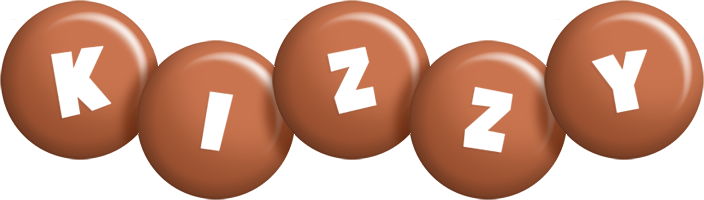 Kizzy candy-brown logo