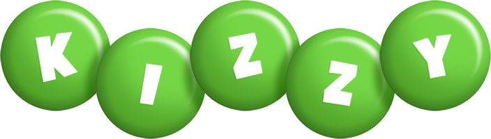 Kizzy candy-green logo