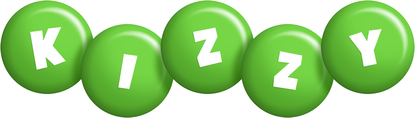 Kizzy candy-green logo