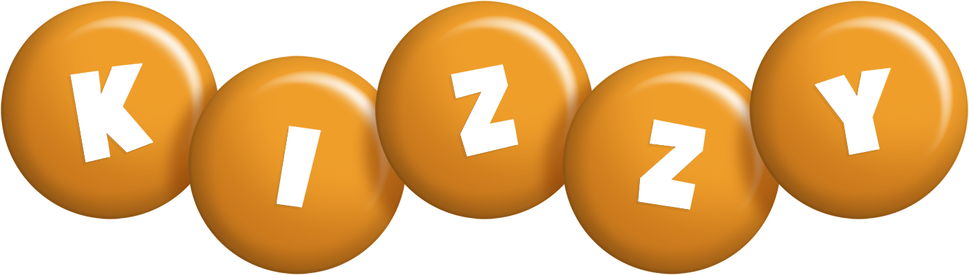 Kizzy candy-orange logo