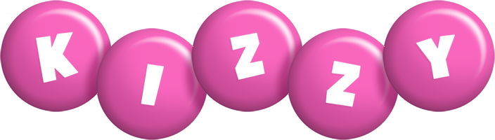 Kizzy candy-pink logo