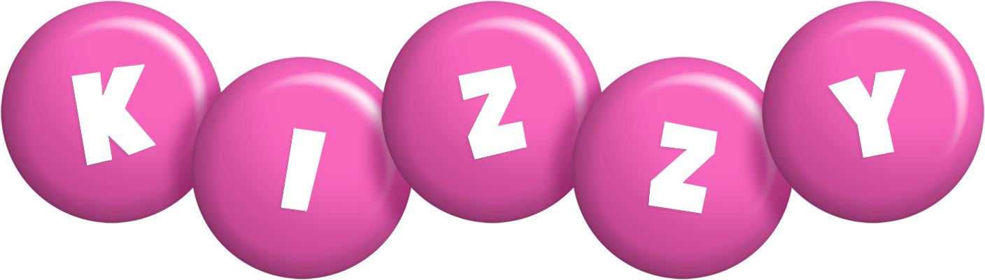 Kizzy candy-pink logo