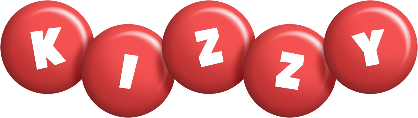 Kizzy candy-red logo