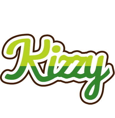 Kizzy golfing logo