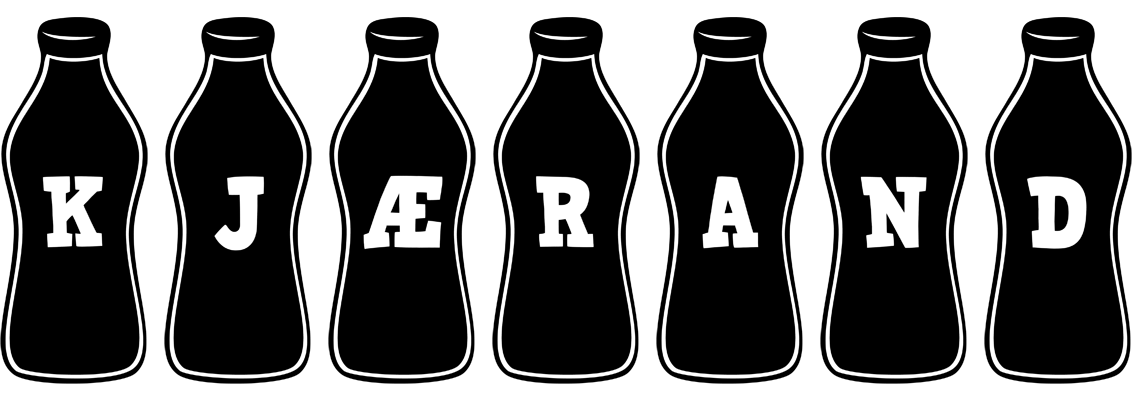 Kjærand bottle logo