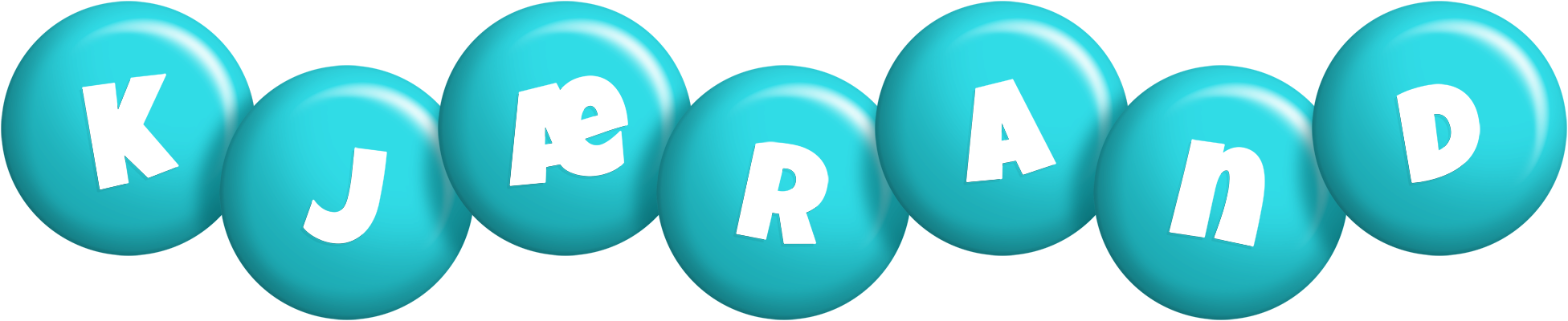 Kjærand candy-azur logo
