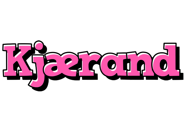 Kjærand girlish logo