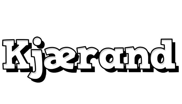Kjærand snowing logo