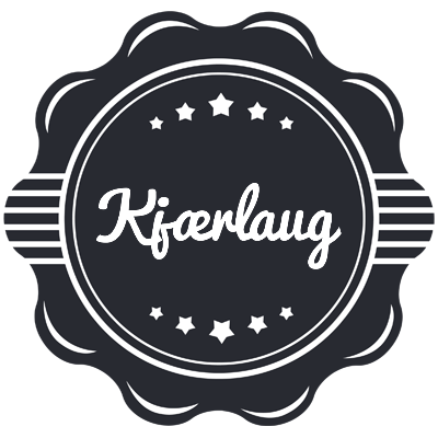 Kjærlaug badge logo