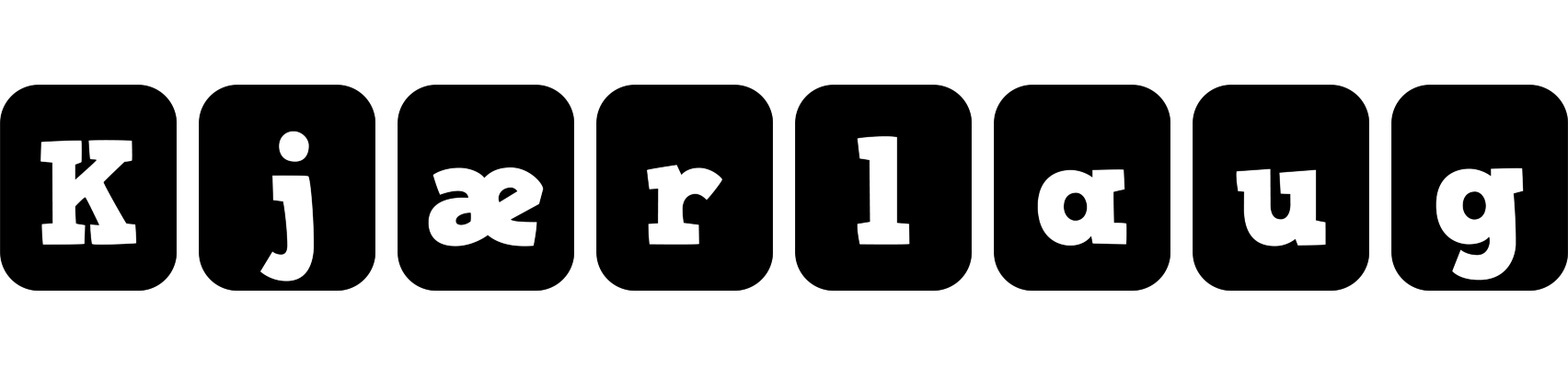 Kjærlaug box logo