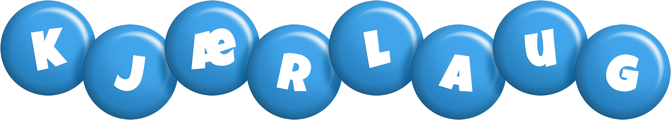 Kjærlaug candy-blue logo
