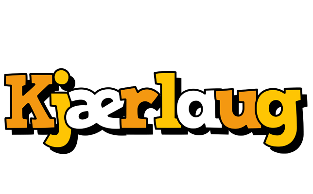 Kjærlaug cartoon logo