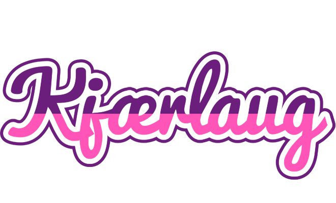 Kjærlaug cheerful logo