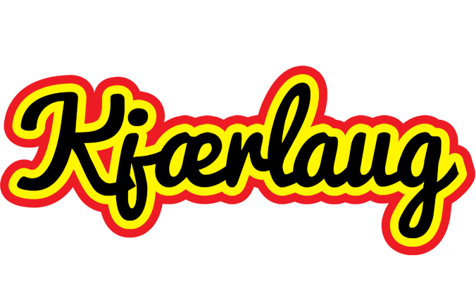Kjærlaug flaming logo