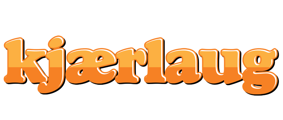 Kjærlaug orange logo