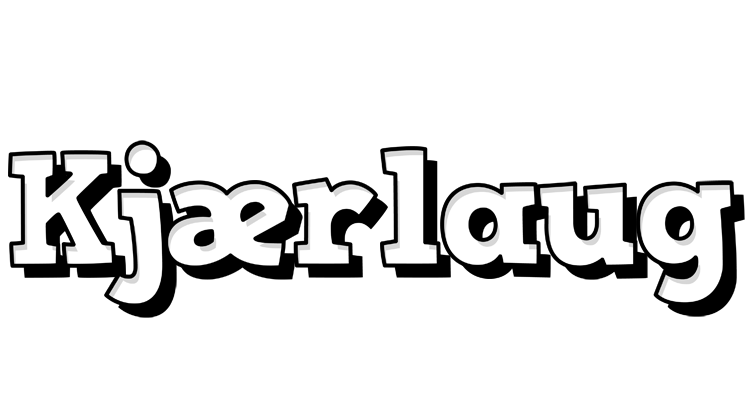 Kjærlaug snowing logo