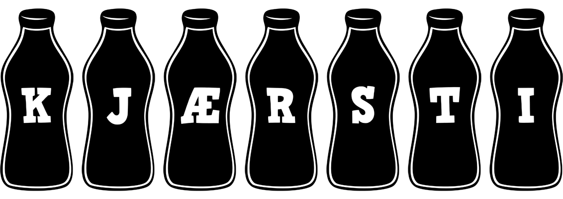 Kjærsti bottle logo