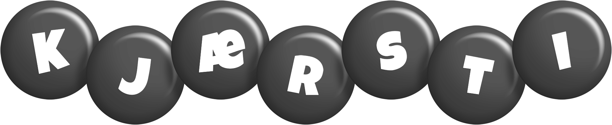 Kjærsti candy-black logo