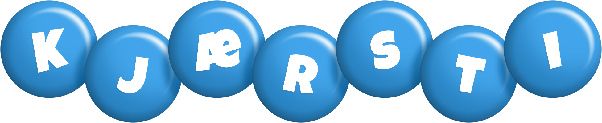 Kjærsti candy-blue logo
