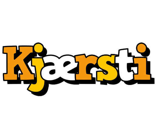 Kjærsti cartoon logo