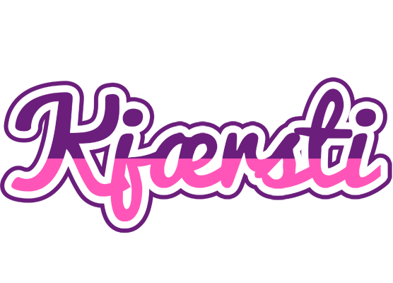 Kjærsti cheerful logo