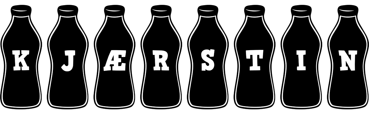 Kjærstin bottle logo