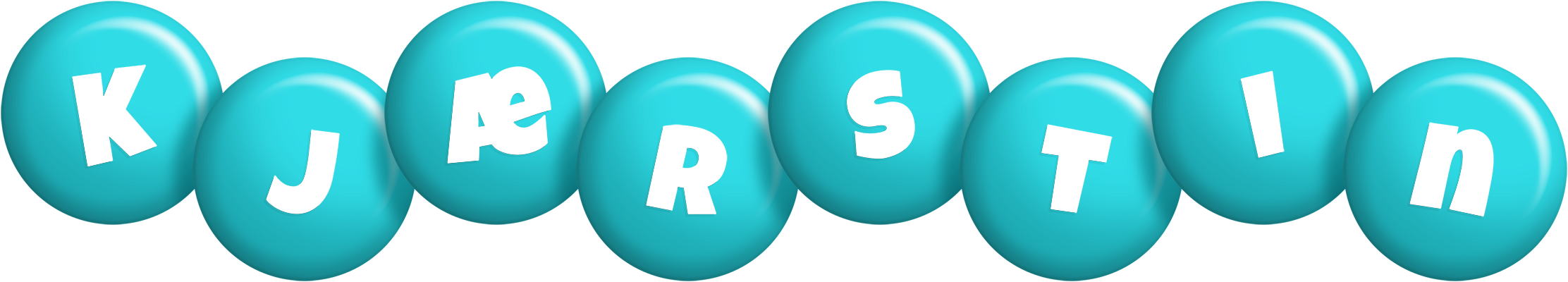 Kjærstin candy-azur logo