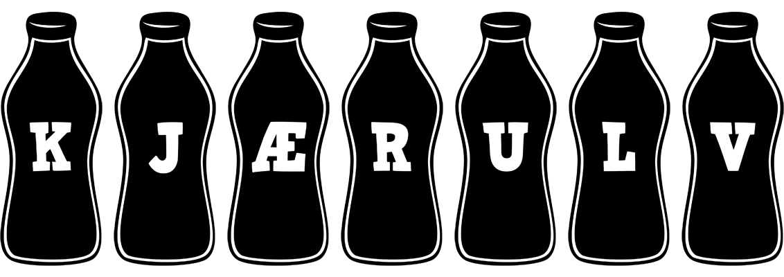 Kjærulv bottle logo
