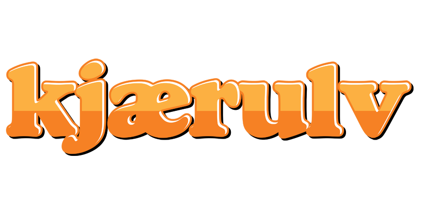 Kjærulv orange logo