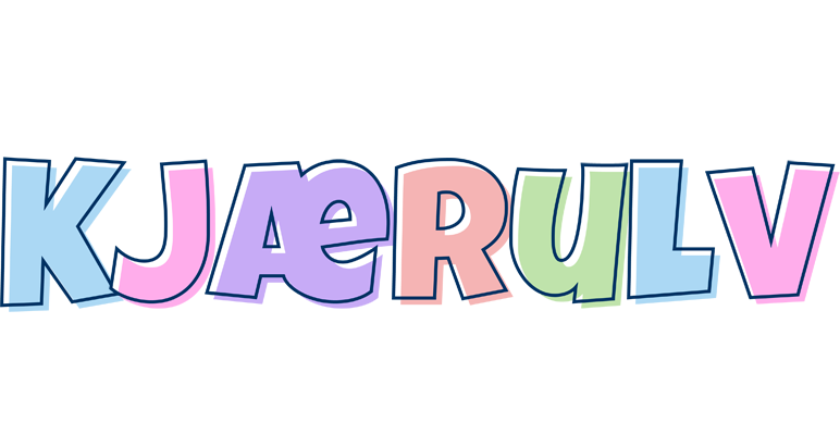 Kjærulv pastel logo